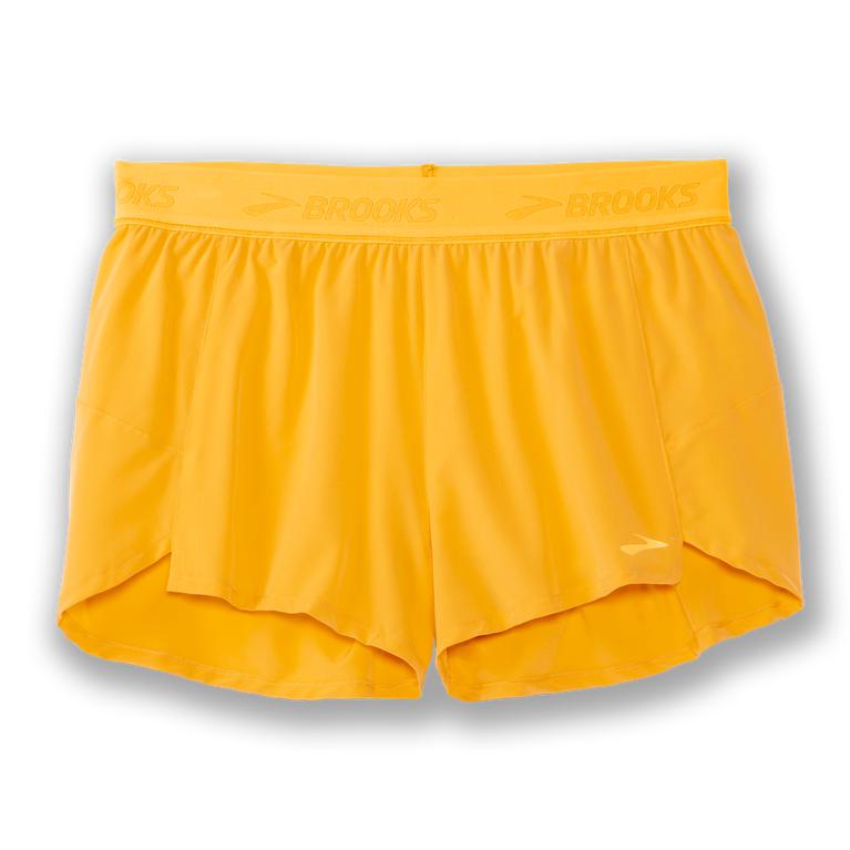 Brooks Chaser 3 Running Shorts - Women's - Saffron/Orange (47230-PKUD)